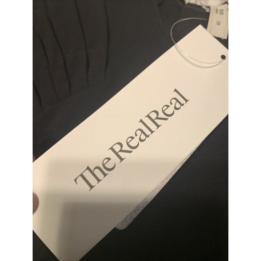 Prada Authentic Solid Black Short Sleeve Sheath K… - image 7